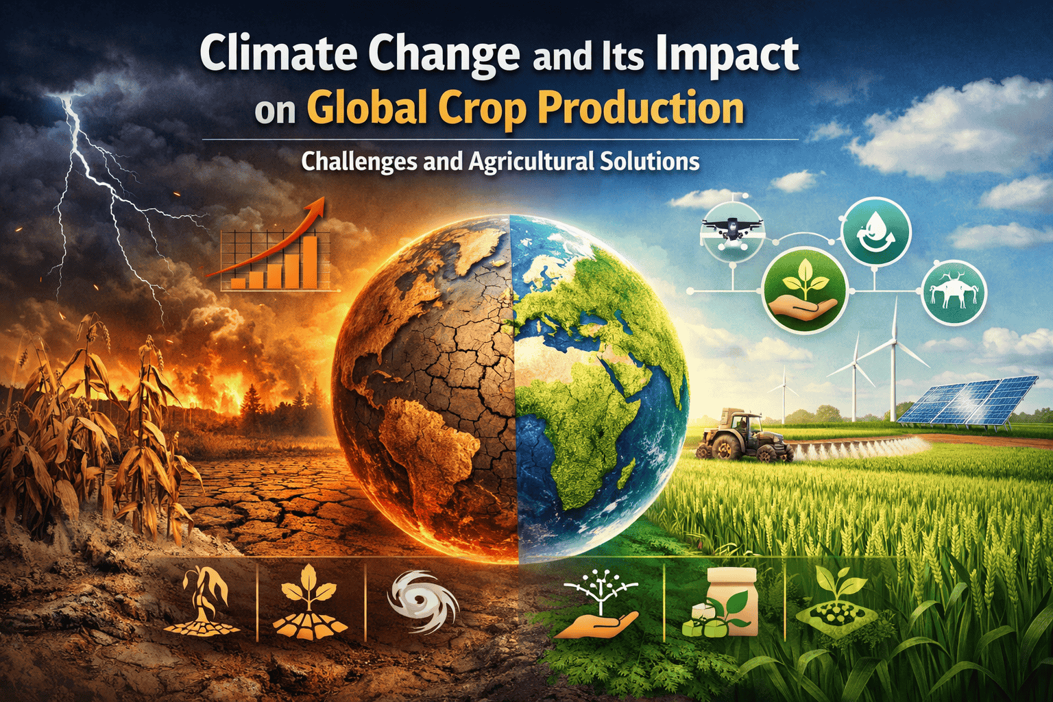 Climate Change and Its Impact on Global Crop Production: Challenges and ...